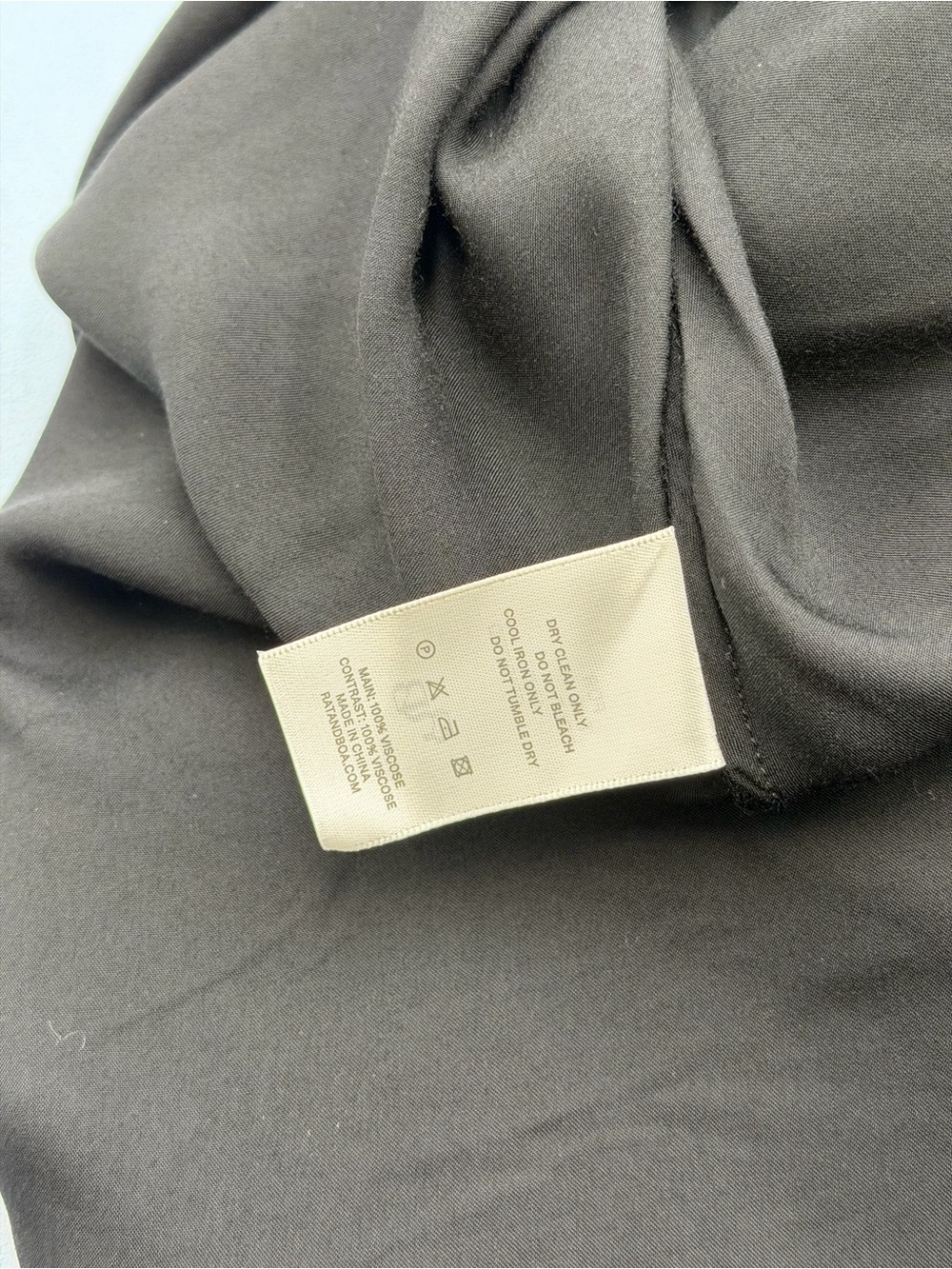 🆕 RAT & BOA 🧿 NWOT Orchid Cowl Neck Maxi Dress, Black w Sheer Panel - Sz XS - Picture 14 of 14